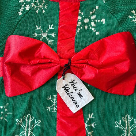 Kids Ugly Funny Holiday Sweater Top - Picture 5 of 12